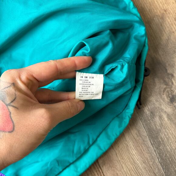 Vintage 90s Columbia Anorak Jacket Men's Large Green Water‎ Resistance 5276 - Picture 10 of 16